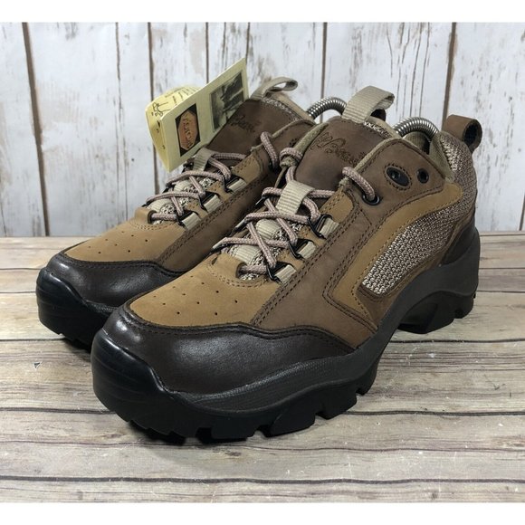 NWT L.L. Bean Ankle Hiking Boots Mens Size 8 Leather Outdoors Trail Brown